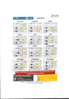 Calendrier collecte 2026